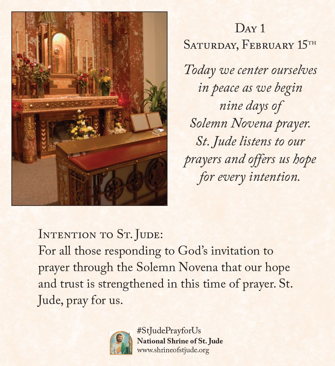 February St. Jude Novena The National Shrine of Saint Jude