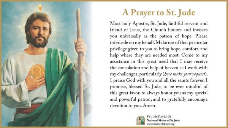 Send a Free Prayer Card | The National Shrine of Saint Jude