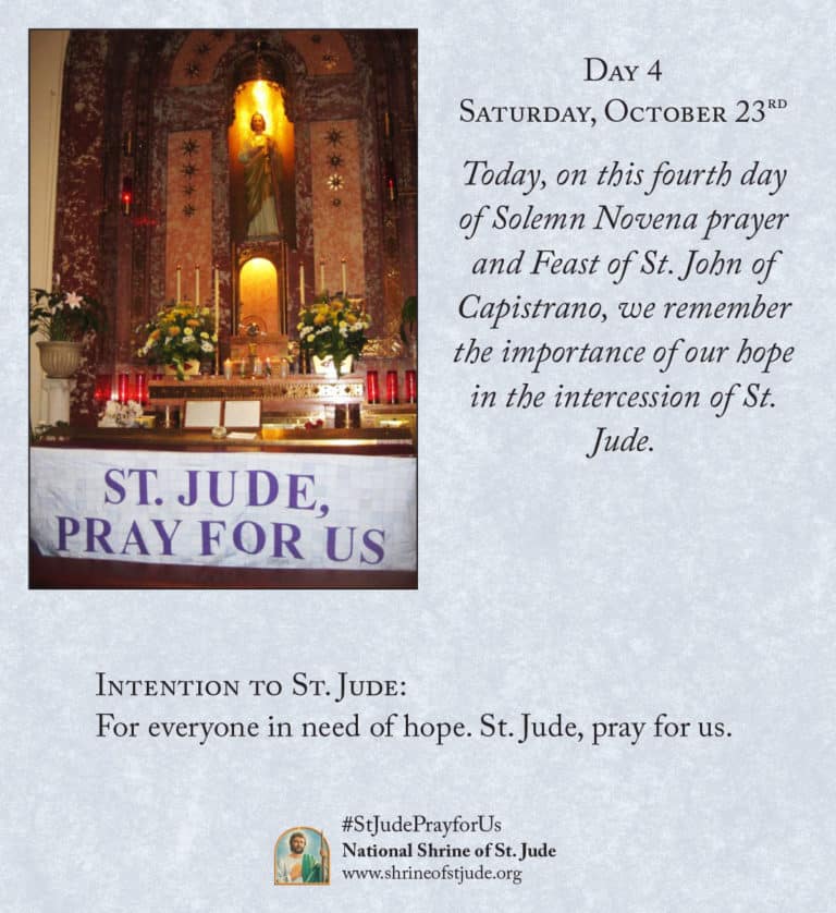 October Solemn Novena to St. Jude The National Shrine of Saint Jude